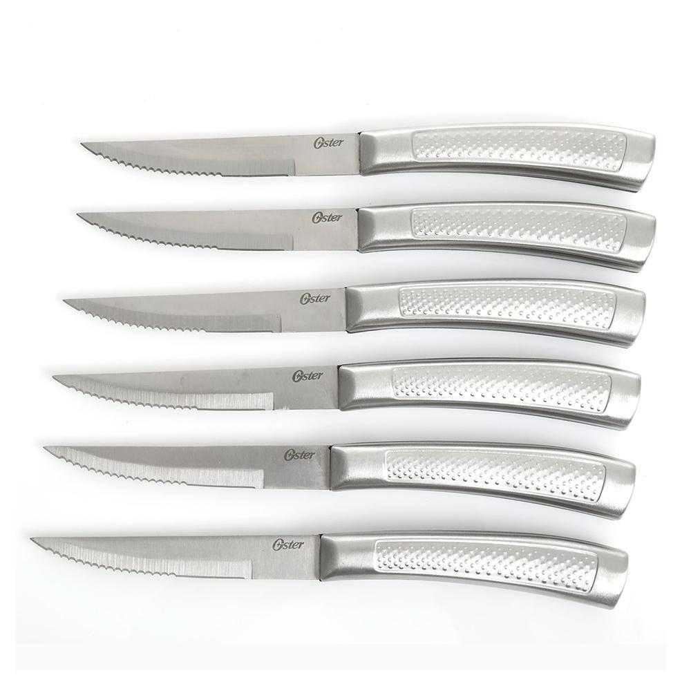 Oster Oster Wellisford Stainless Steel Kitchen Knife Cutlery Set With Block, 14 Piece