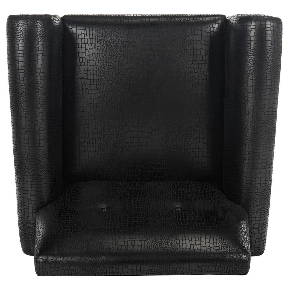 Mira Accent Chair - FOX6285 - Black - Safavieh