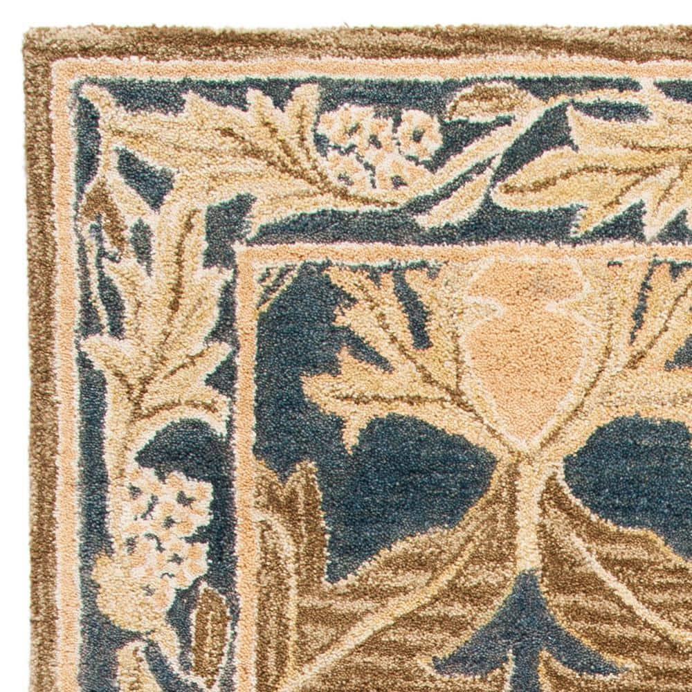 Anatolia AN541 Hand Tufted Indoor Accent Rug - Navy/Sage - 3'x5' - Safavieh