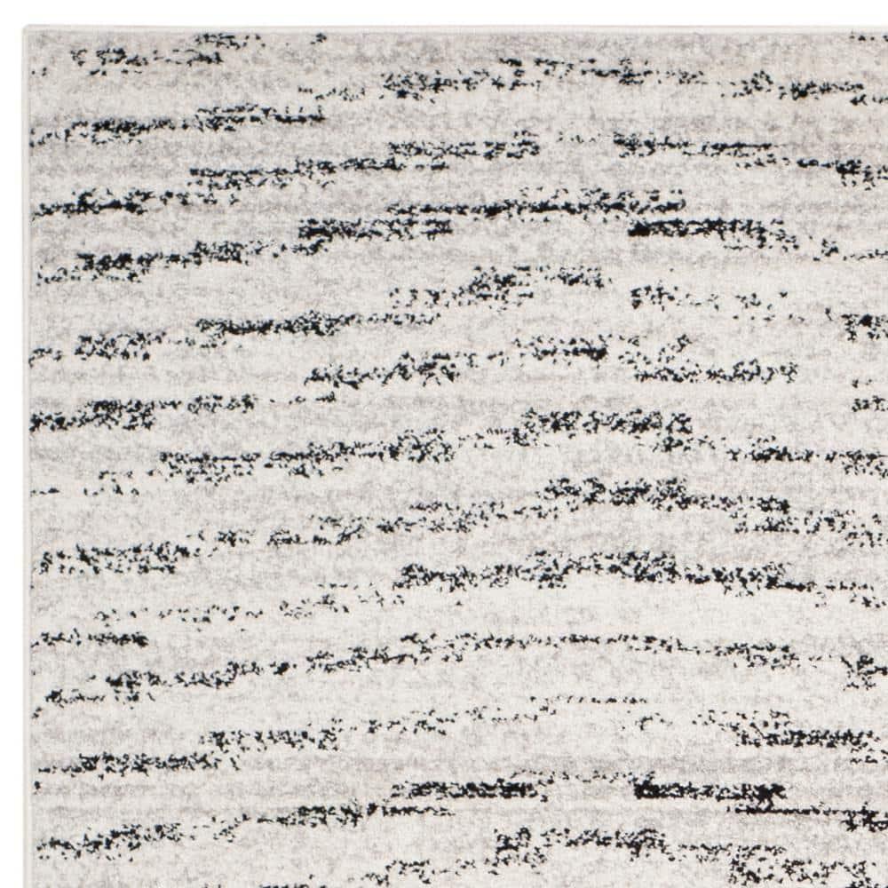 Adirondack ADR117 Machine Made Indoor Area Rug - Ivory/Silver - 8'x10' - Safavieh