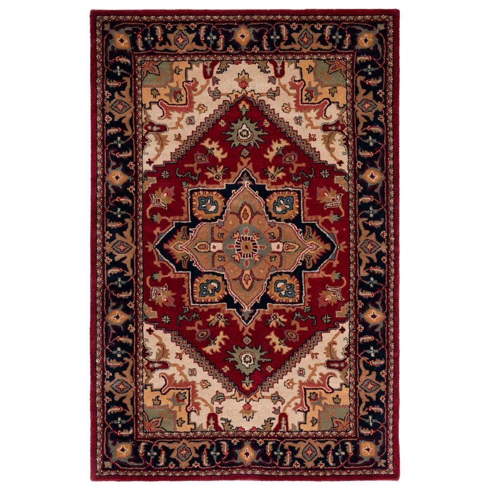 Heritage HG625 Handmade Accent Rug - 2'x3' - Red - Safavieh
