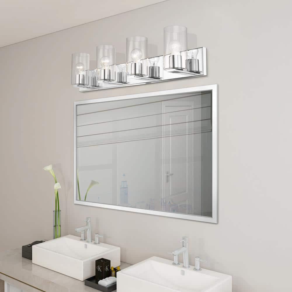 Livex Lighting Zurich 4 - Light Vanity in  Polished Chrome
