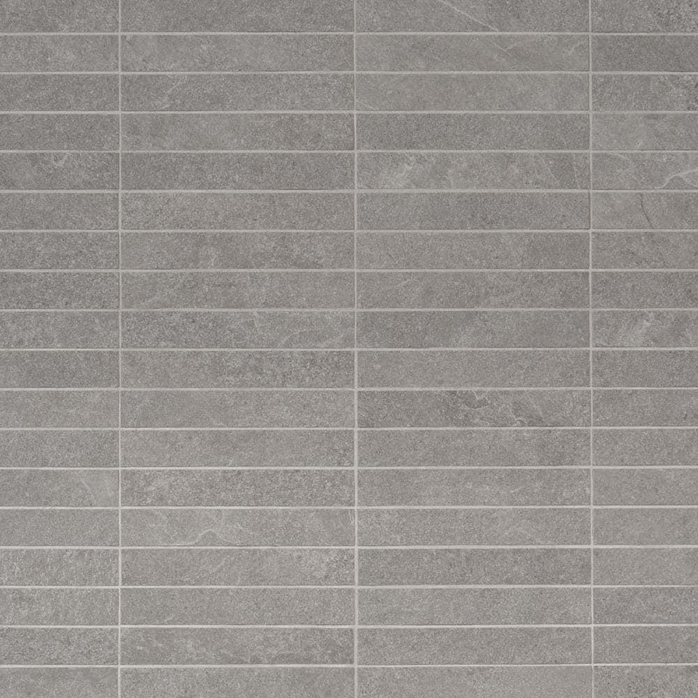 Monolith 11.81 In. X 11.81 In. Stacked Matte Porcelain Mosaic Floor And Wall Tile (0.96 Sq. Ft. / Each)