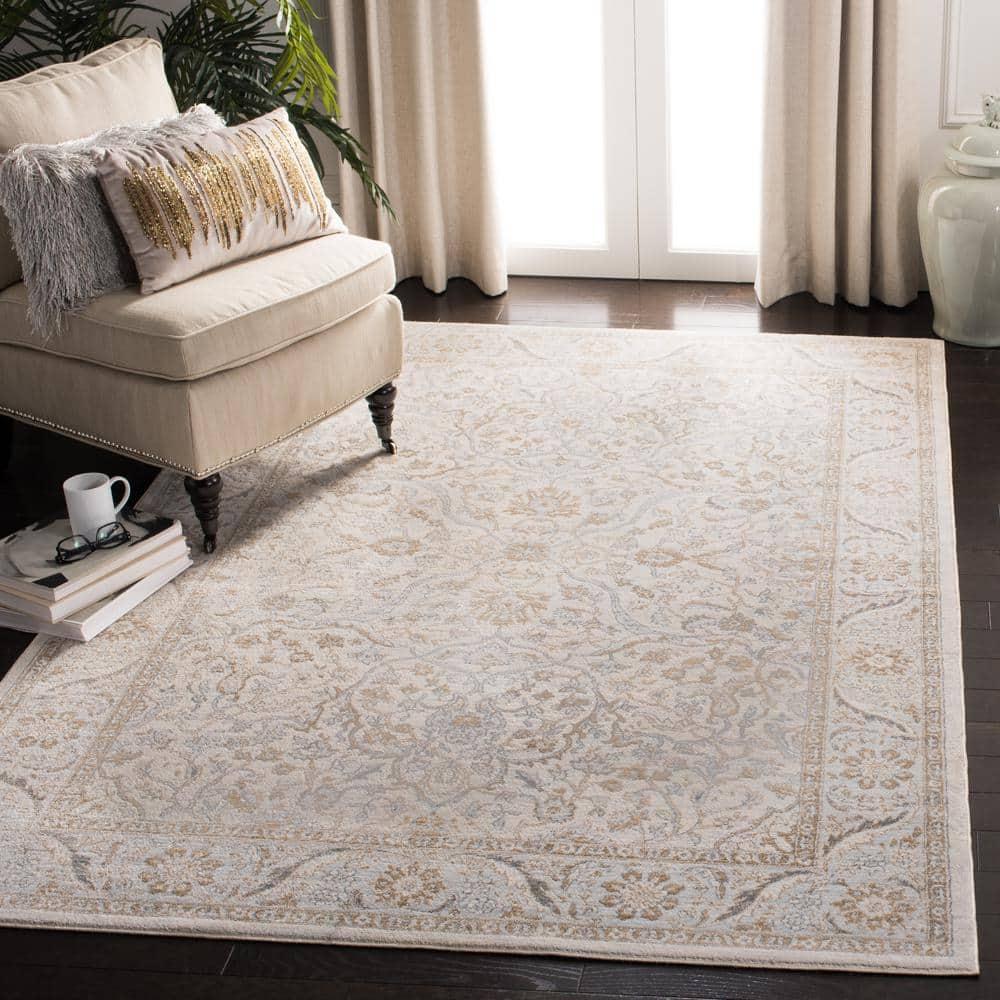 Isabella ISA912 Power Loomed Area Rug - Cream/Beige - 8'x10' - Safavieh.