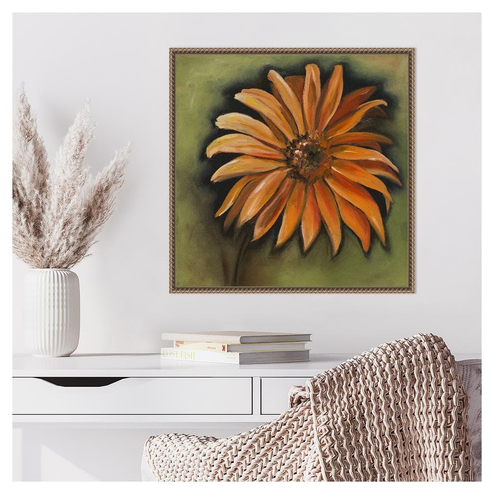 Amanti Art Daisy Collections III by Nelly Arenas Canvas Wall Art Print Framed 22 x 22-in.