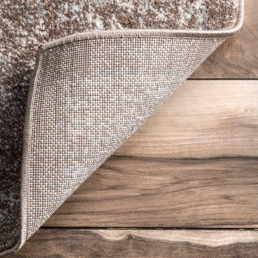 Nuloom Verona Oriental/Persian 4x6 Indoor Area Rug for Living Room Bedroom Dining Room Kitchen, Brown/Off White