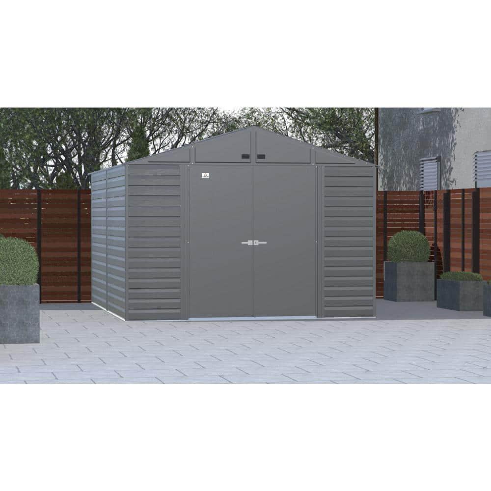 Arrow 10 ft. W x 12 ft. D Metal Storage Shed