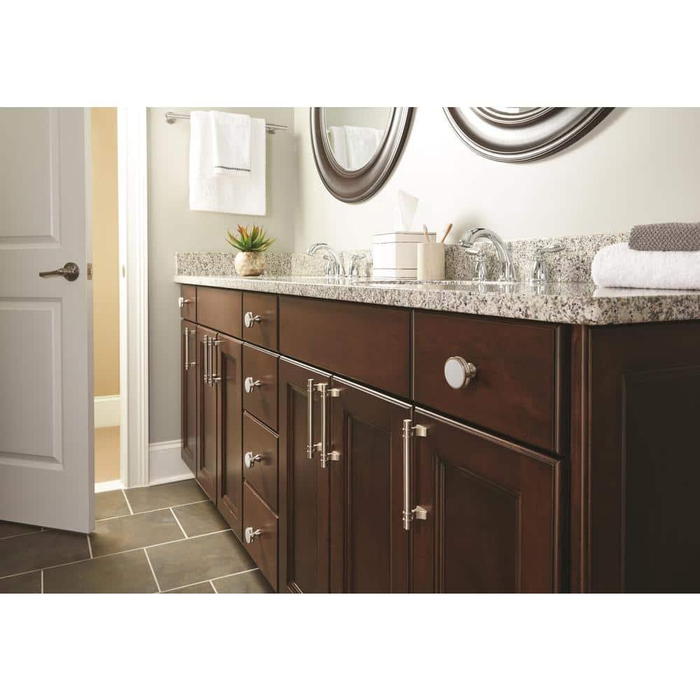 Amerock Davenport 5-1/16 inch (128mm) Center-to-Center Satin Nickel Cabinet Pull
