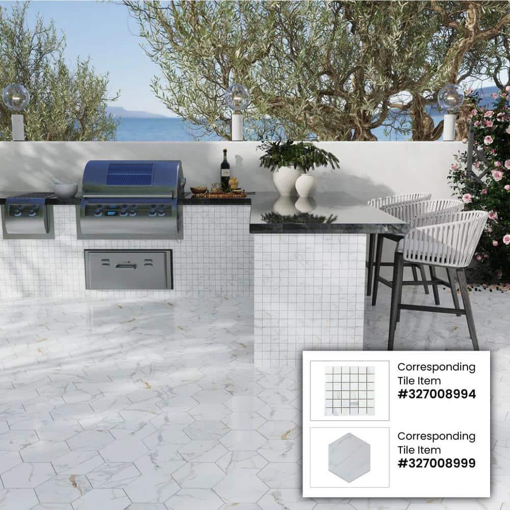 Splendor 11.87'' W x 11.87'' L Porcelain Tile Mosaic Sheet