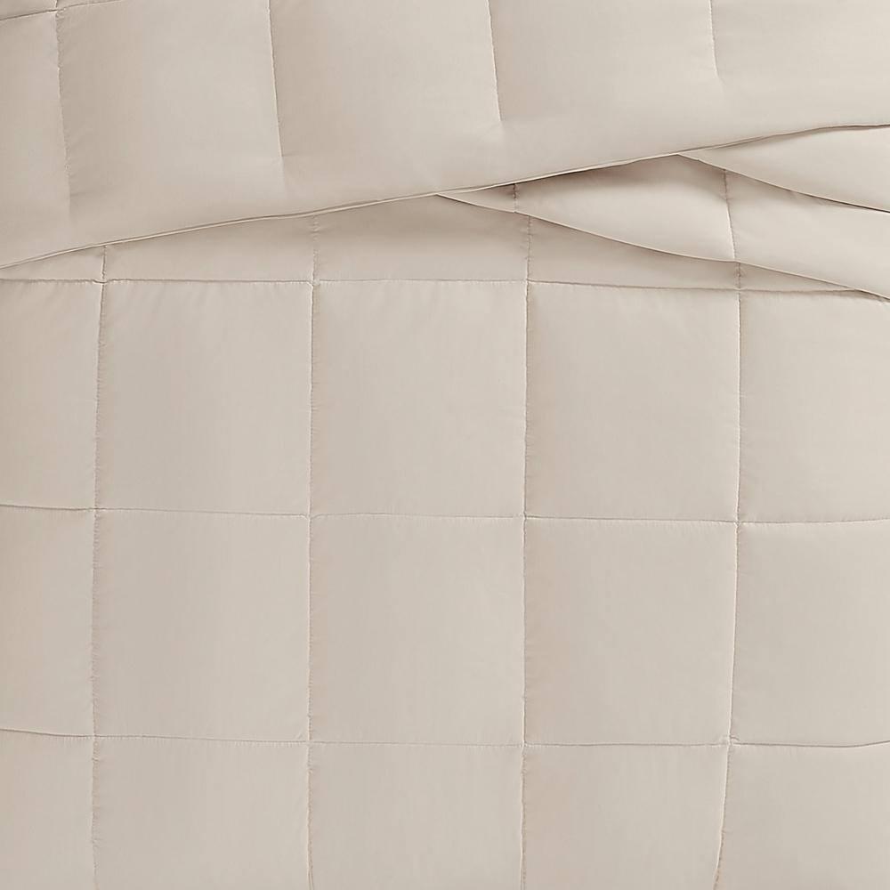 Truly Soft 3pc King Comforter Set Beige
