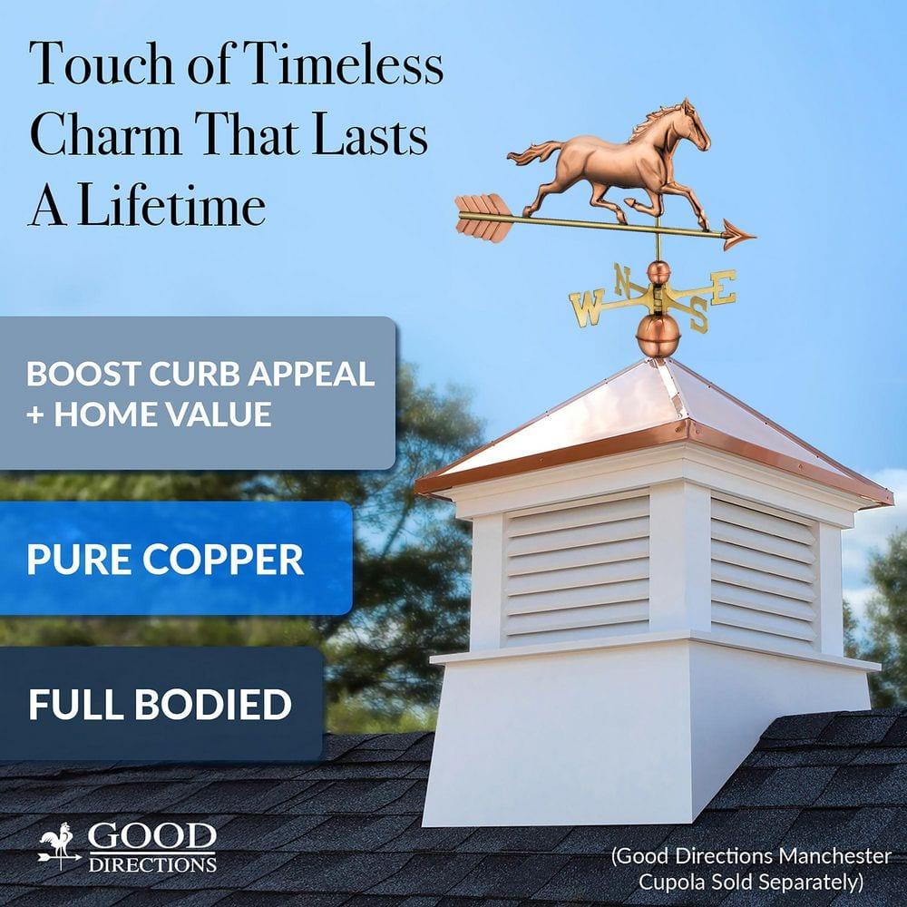 Good Directions 27'' H Metal Animals Weathervane