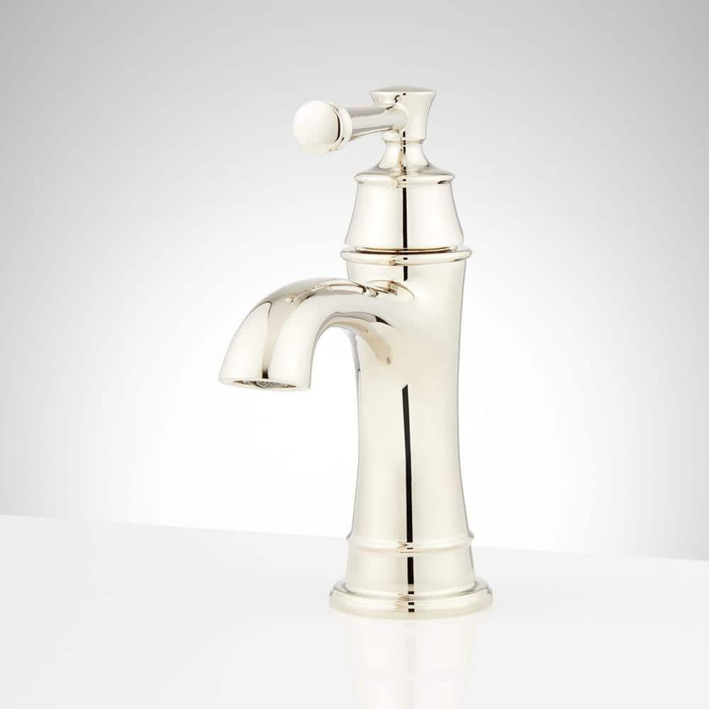 Beasley Polished Nickel Single-Hole 7.5" Bathroom Faucet