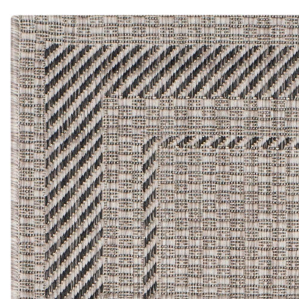 SAFAVIEH Courtyard Collection 2'3" x 6'7" Beige/Black CY8477 Indoor/ Outdoor Waterproof Easy Cleaning Patio Backyard Mudroom Runner Rug