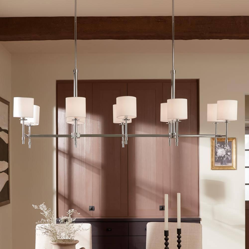 Kichler Lighting Ali 10 - Light Chandelier in  Polished Nickel