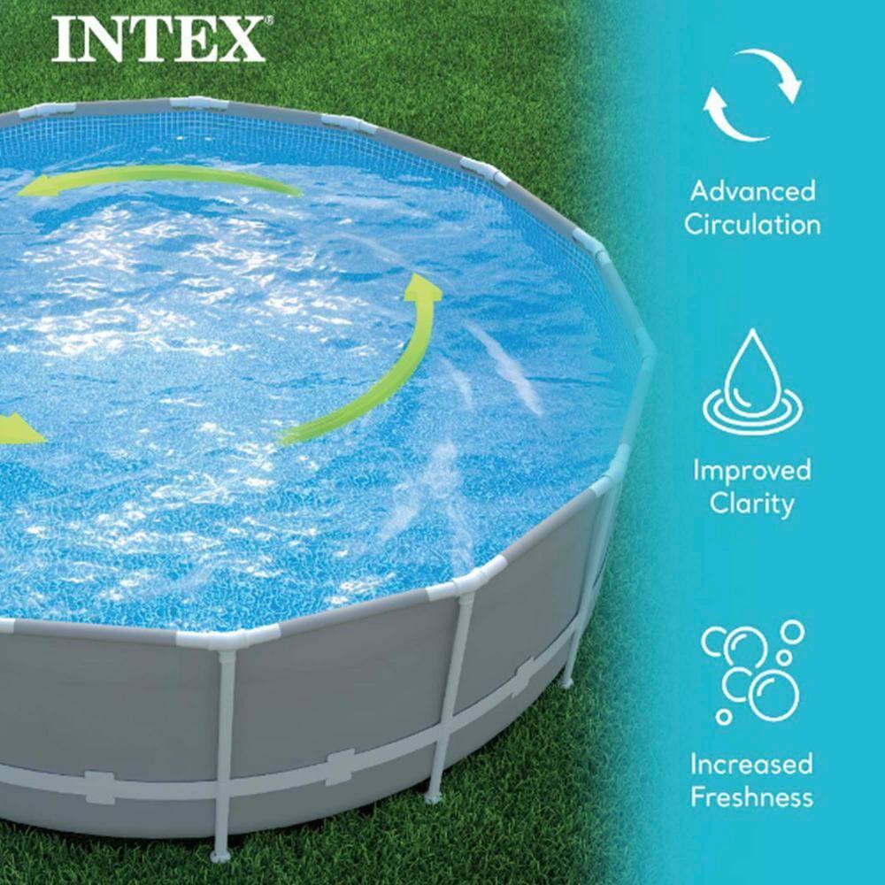 Intex Intex Krystal Clear 1500 GPH Sand Filter Pump for Above Ground Swimming Pools