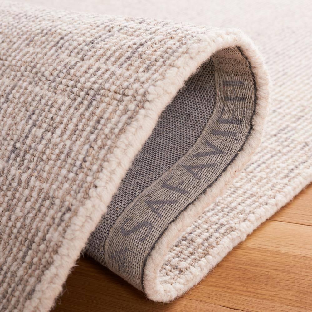 Abstract ABT480 Handmade Indoor Area Rug - Grey/Ivory - 5'x8' - Safavieh