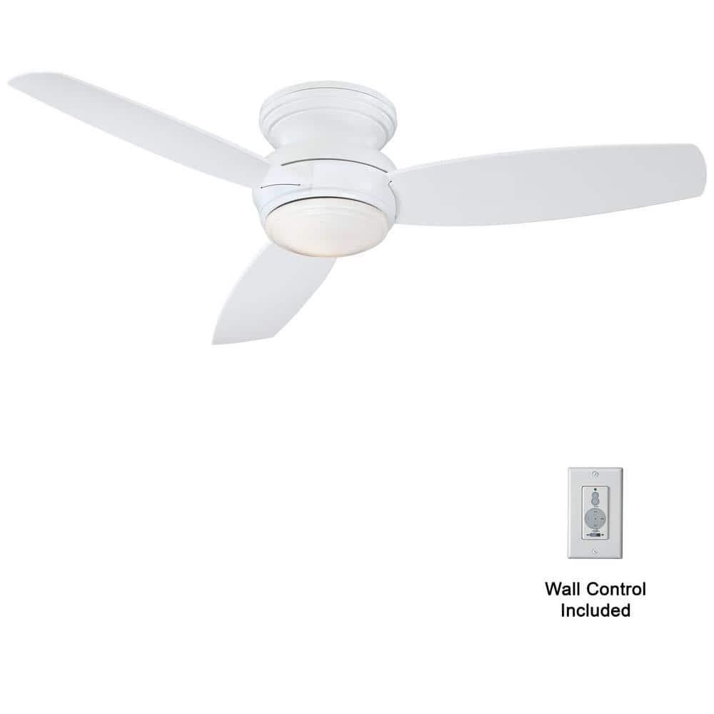 Minka Aire 52" Concept 3 - Blade Outdoor LED Propeller Ceiling Fan with Wall Control and Light Kit Included
