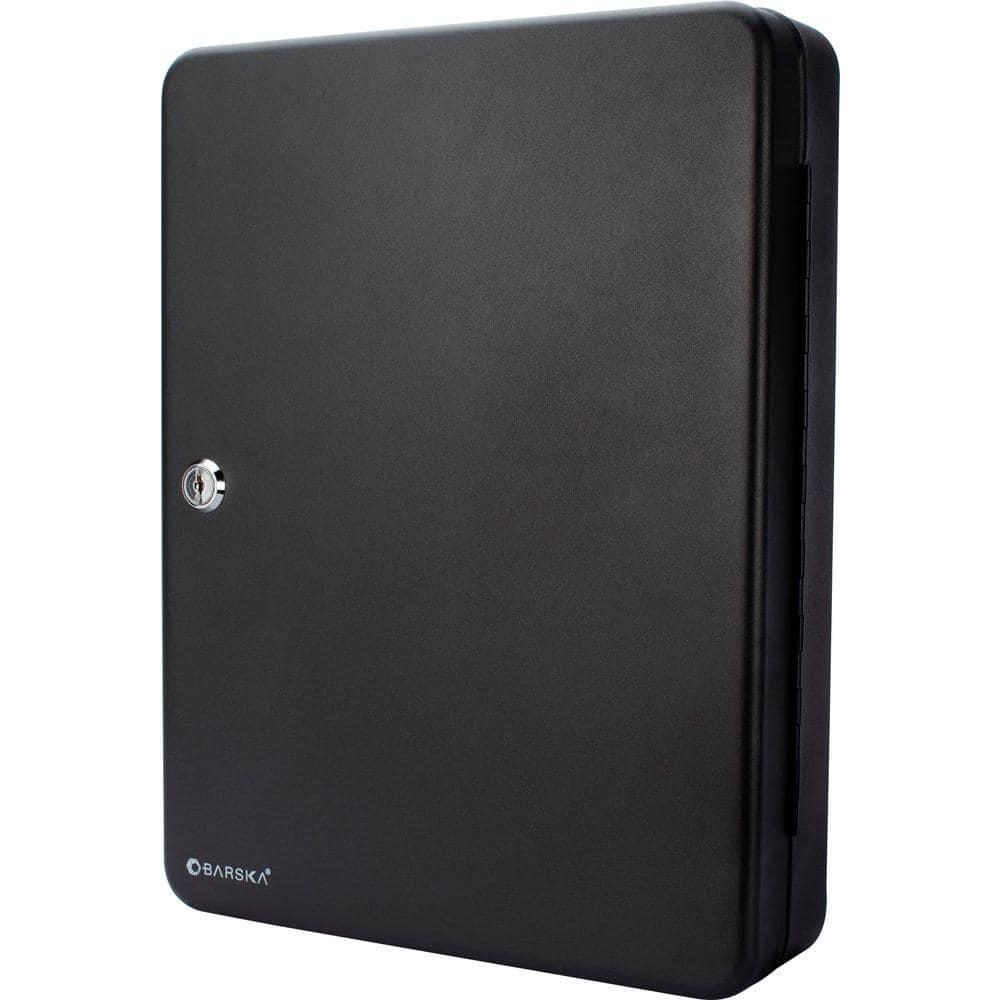 Barska Adjustable Key Cabinet Lock Box with Colorful Key Tag Labels - 48 Position - Key Lock