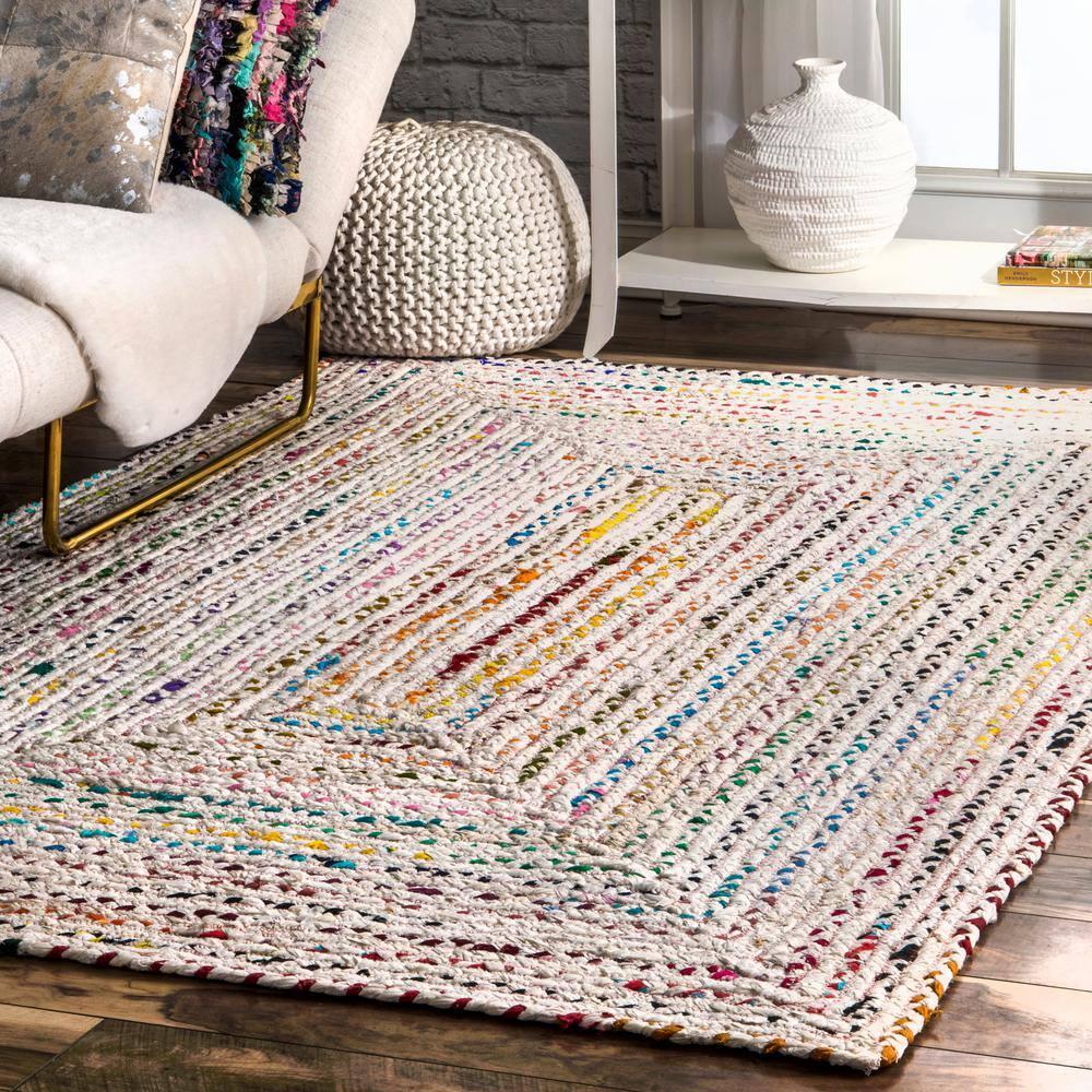 nuLOOM Tammara Hand Braided Area Rug, 3' x 5', Ivory