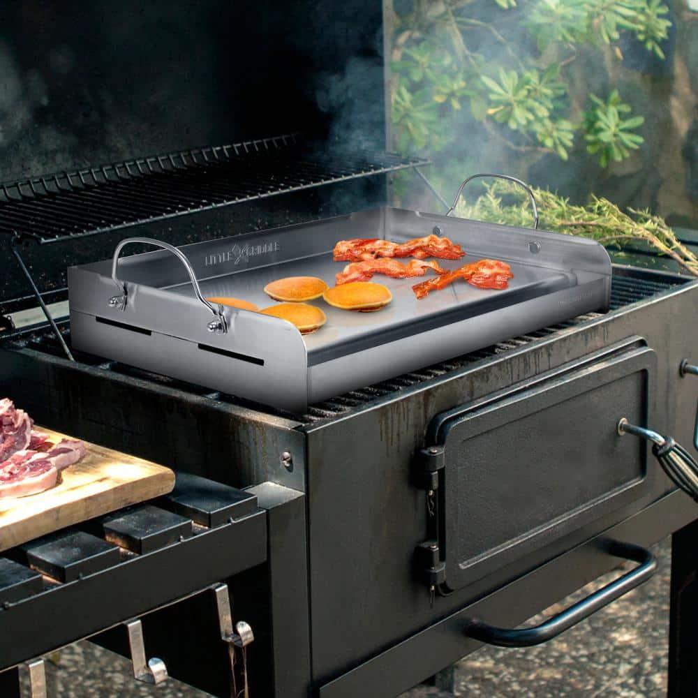 Little Griddle GQ230 25" X 16" Professional Series Full Size Stainless Steel BBQ Griddle