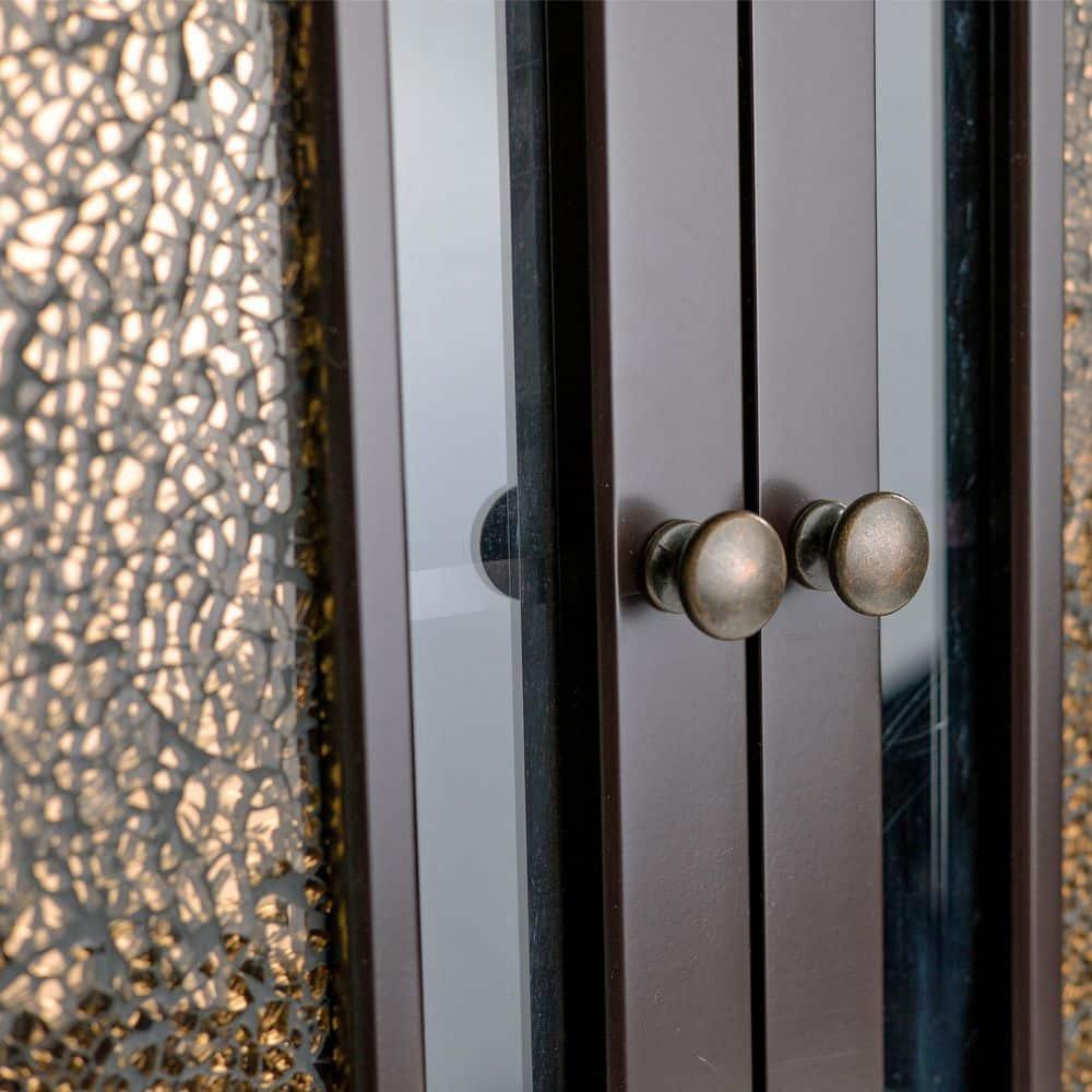 Windsor Wall Cabinet Brown - Elegant Home Fashions: Over Toilet Storage, Adjustable Shelves, MDF Composite