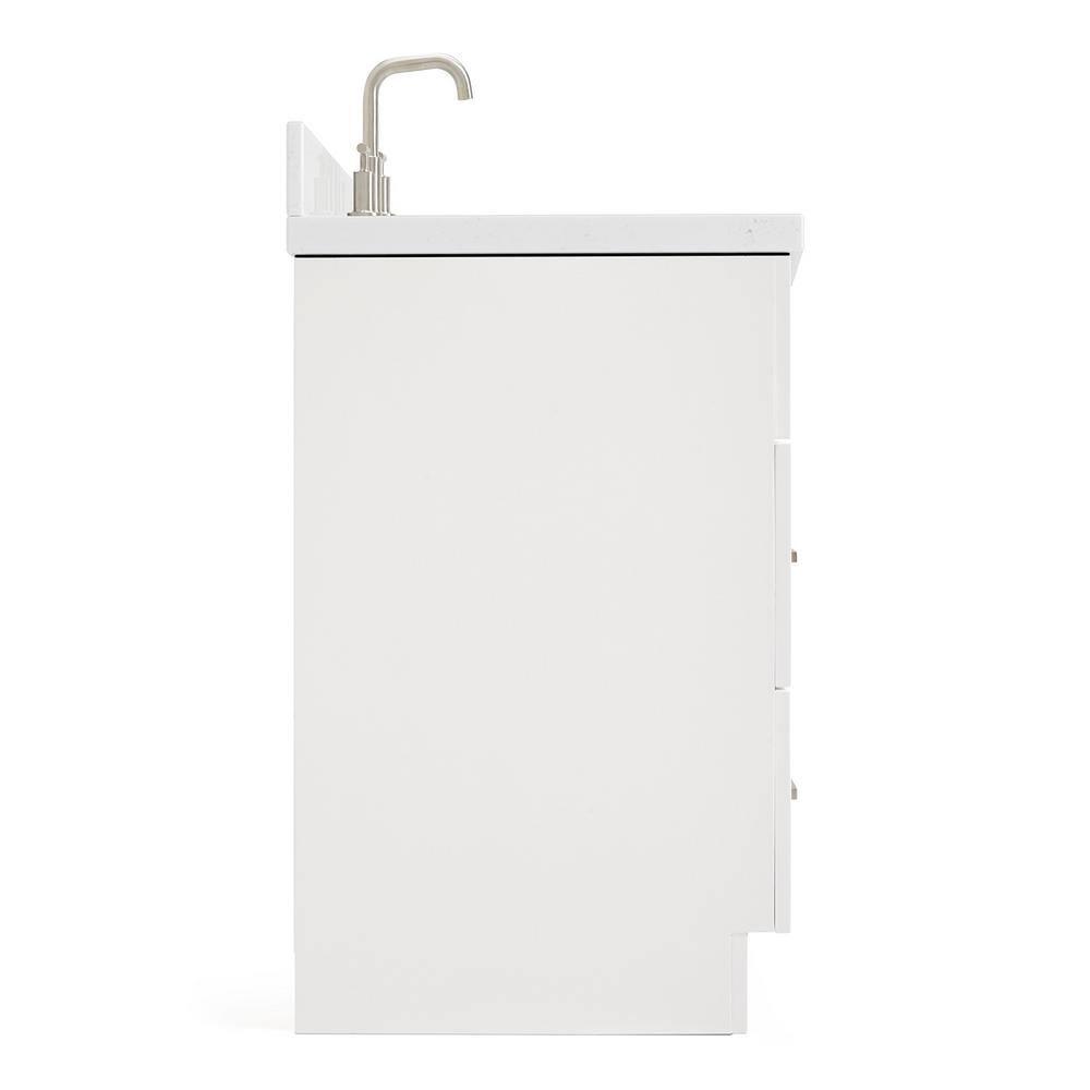 Ariel F048scqrvo Hamlet 48" Free Standing Single Basin Vanity Set - White