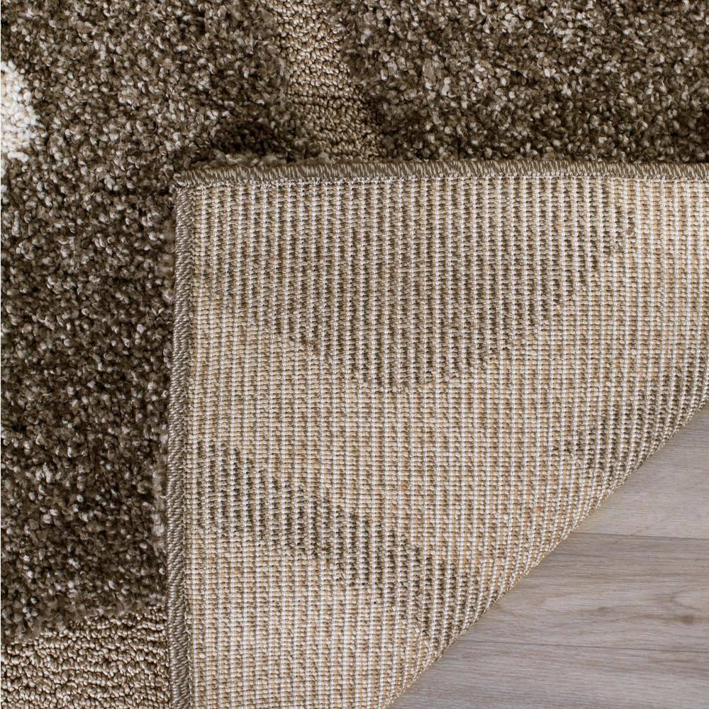 Florida Shag SG459 Power Loomed Indoor Runner Rug - Smoke/Beige - 2'3"x8' - Safavieh