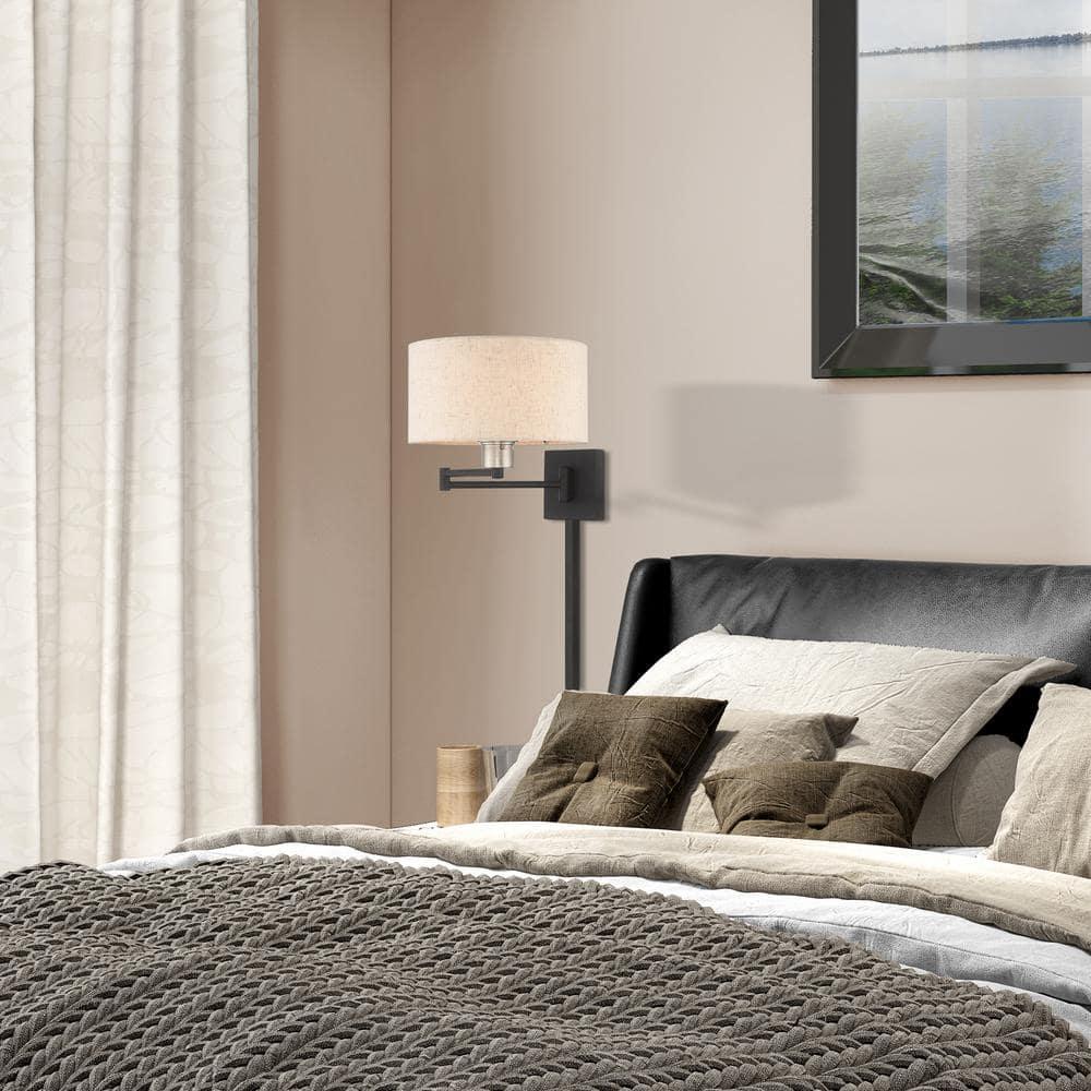 Livex Lighting 1 - Light Wall Light in  Black