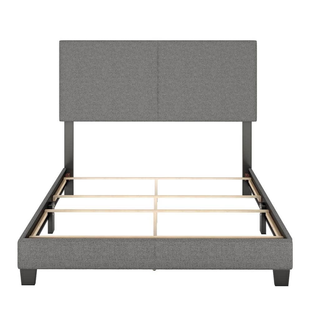 Boyd Sleep MIL898QN Mateo Linen Upholstered Platform Bed