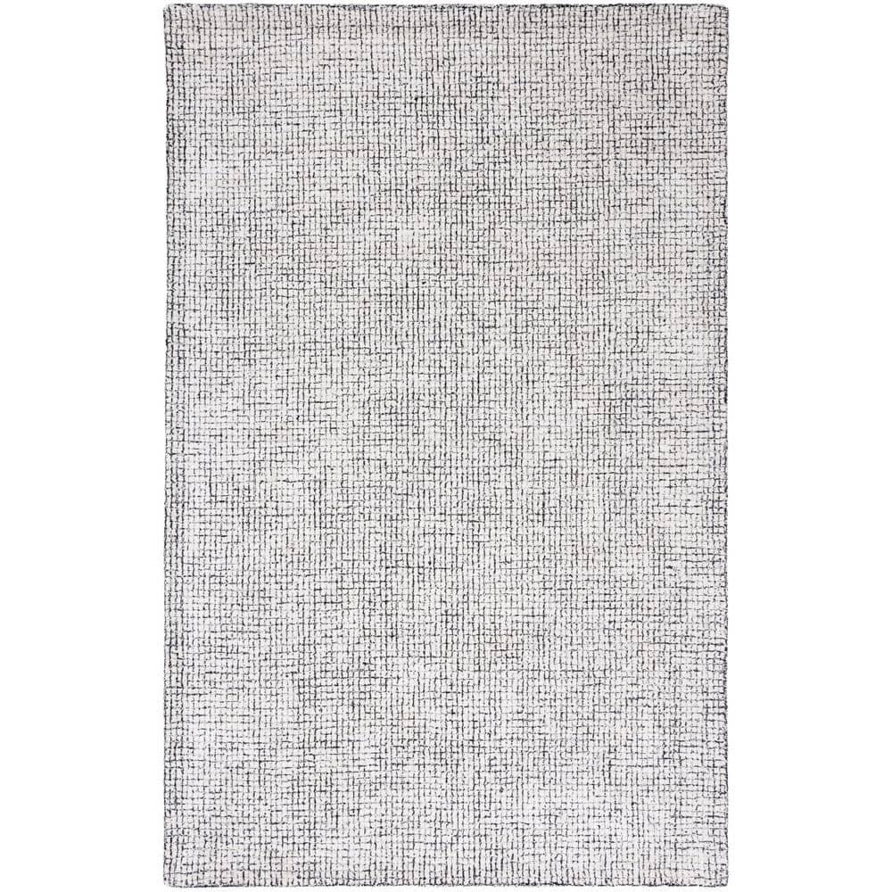 Abstract ABT470 Handmade Indoor Accent Rug - Ivory/Black - 3'x5' - Safavieh