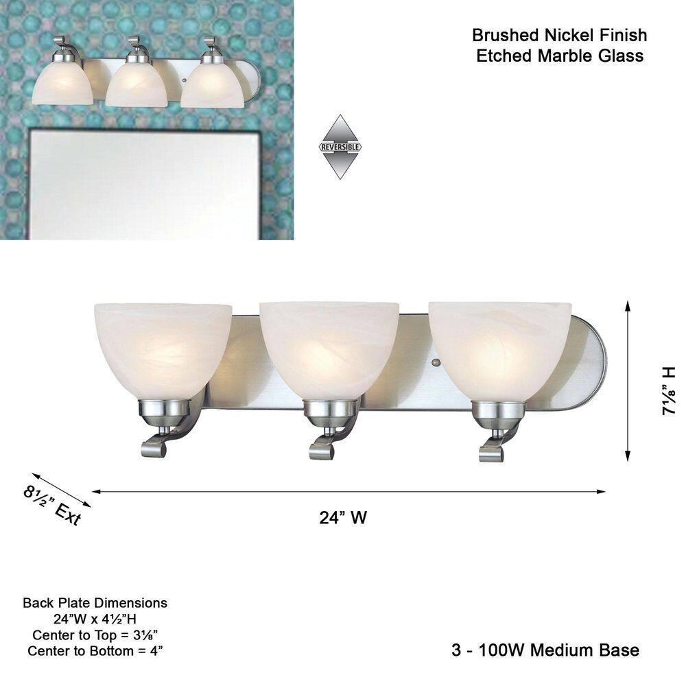 Minka Lavery - Paradox - 3 Light Transitional Bath Vanity in Transitional Style