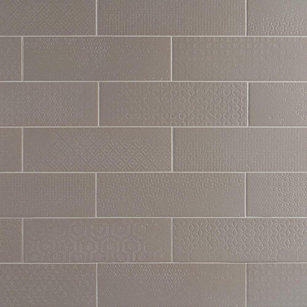 Bond Tile Fabricio 4 in. x 12 in. Matte Porcelain Subway Floor and Wall Tile (30 pieces / 8.72 sq. ft. / box)