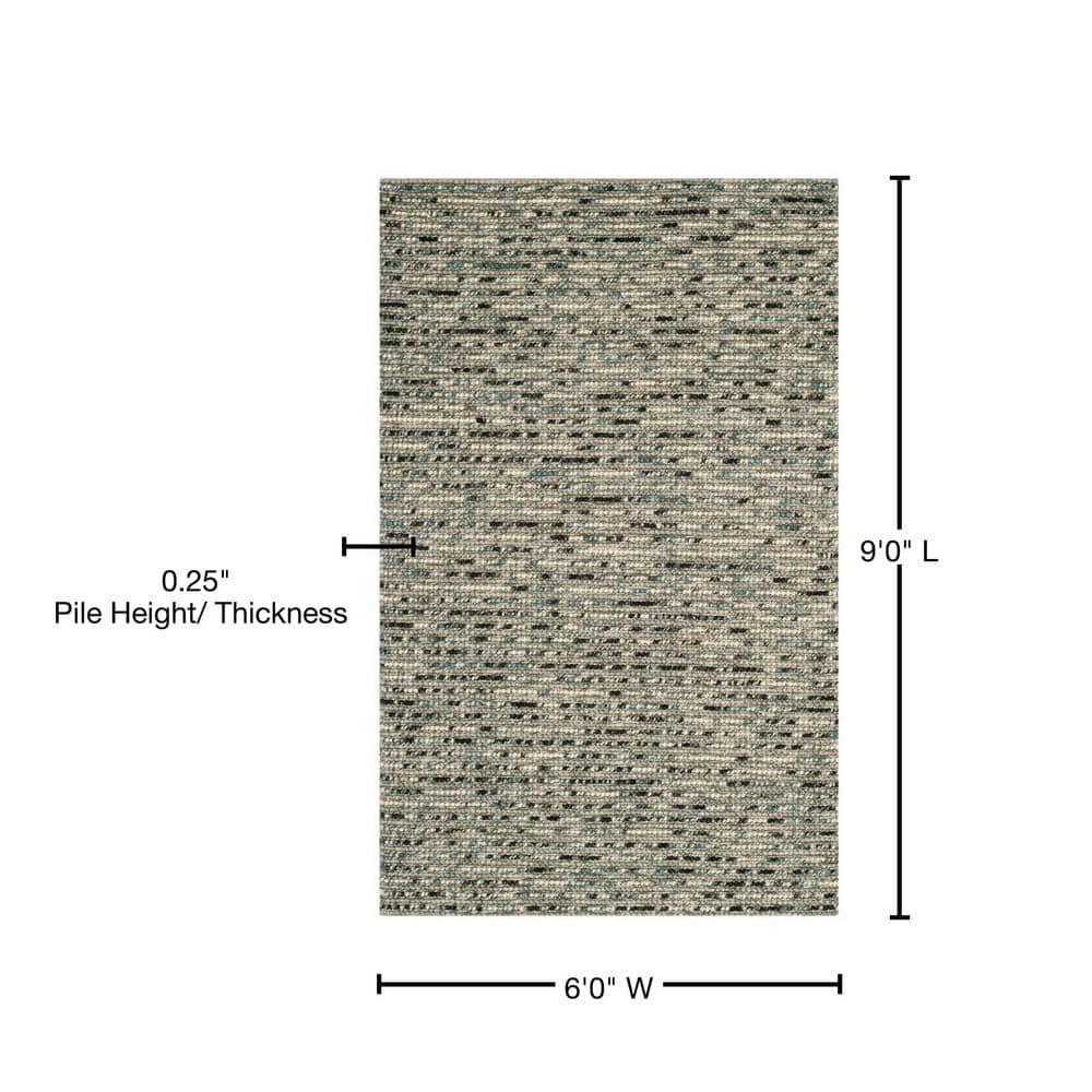 Bohemian BOH525 Hand Woven Area Rug - Grey/Multi - 6'x9' - Safavieh.