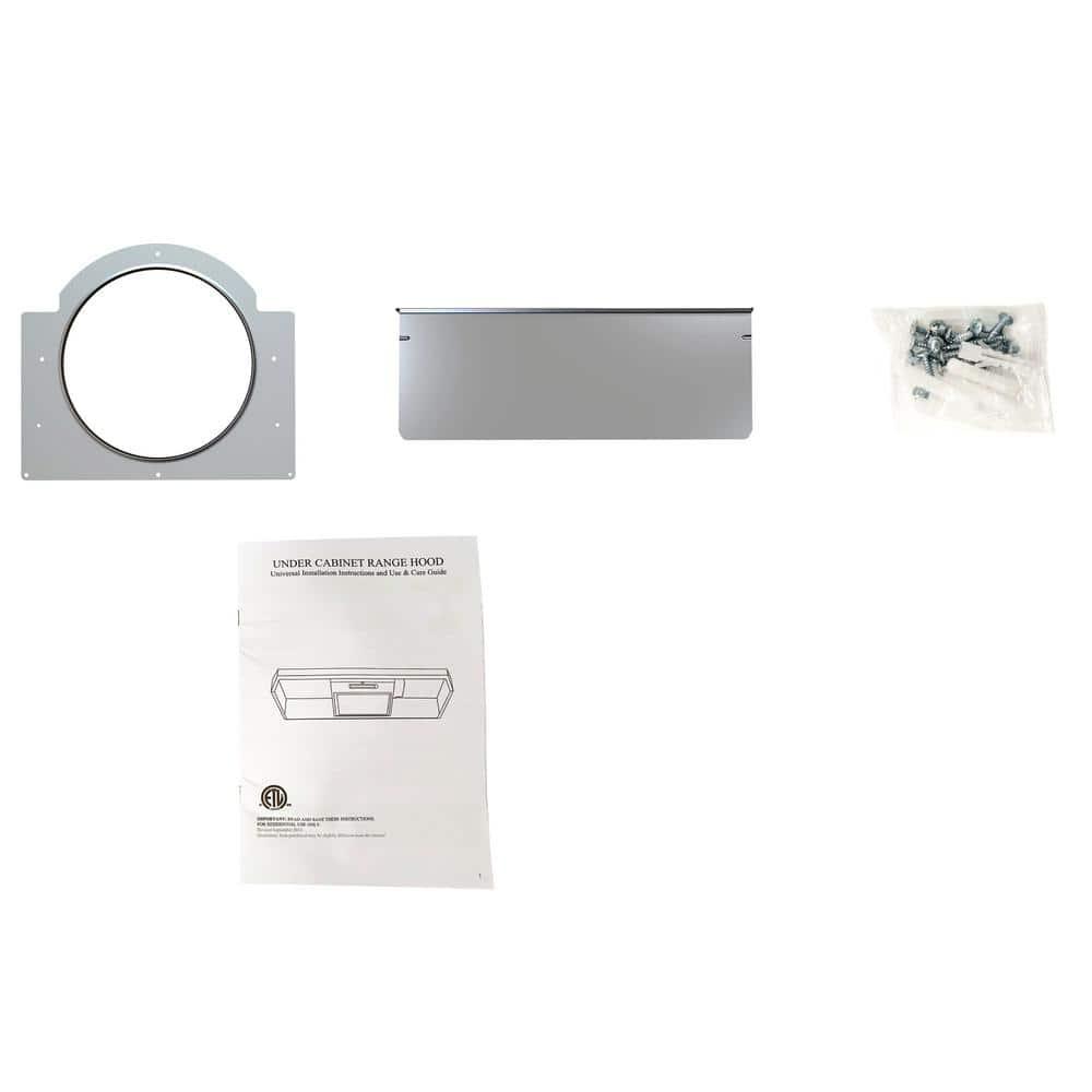 30-in Convertible Under Cabinet Range Hood 176CFM with Charcoal Filter in Stainless Steel