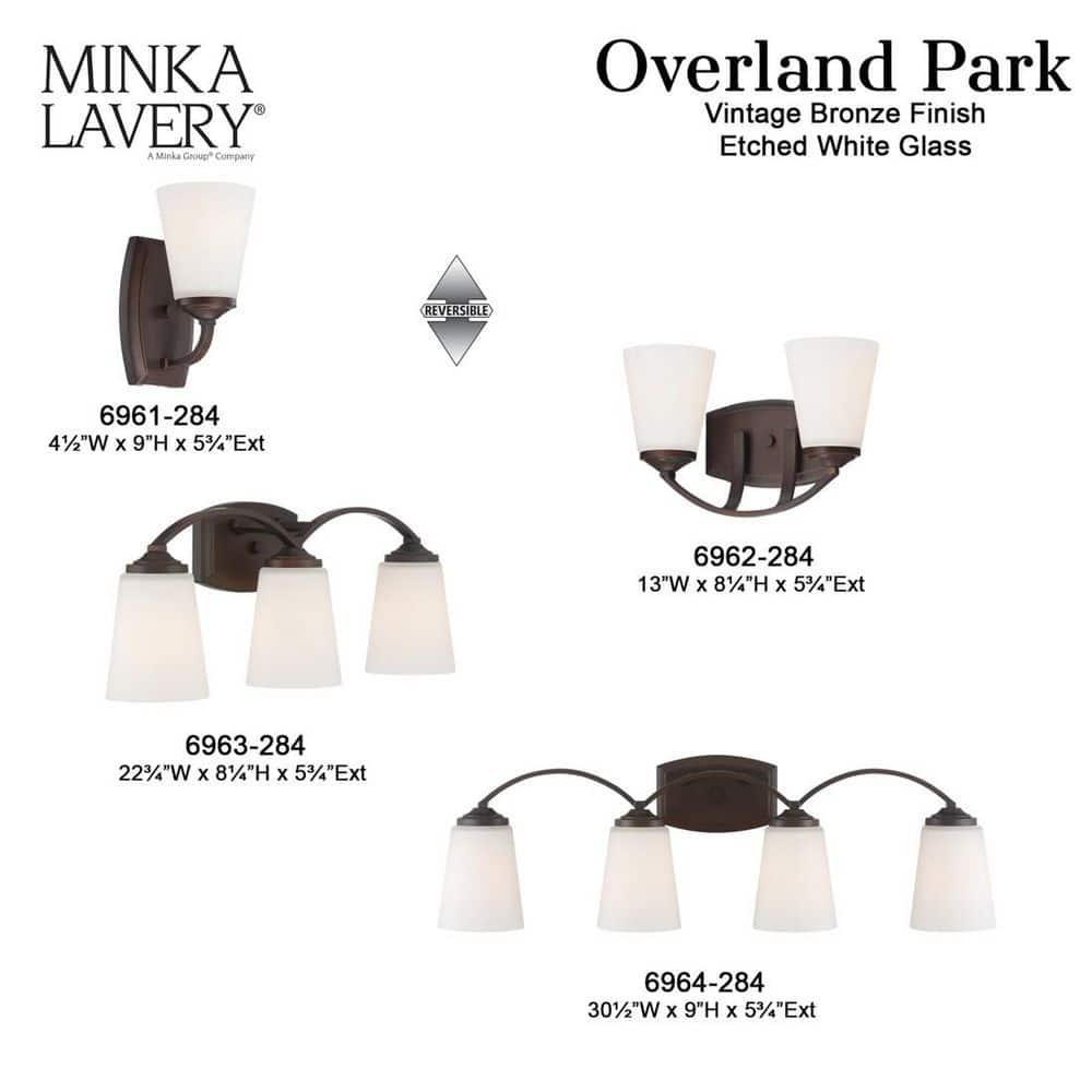 Minka Lavery - Overland Park - 2 Light Transitional Bath Vanity in Transitional