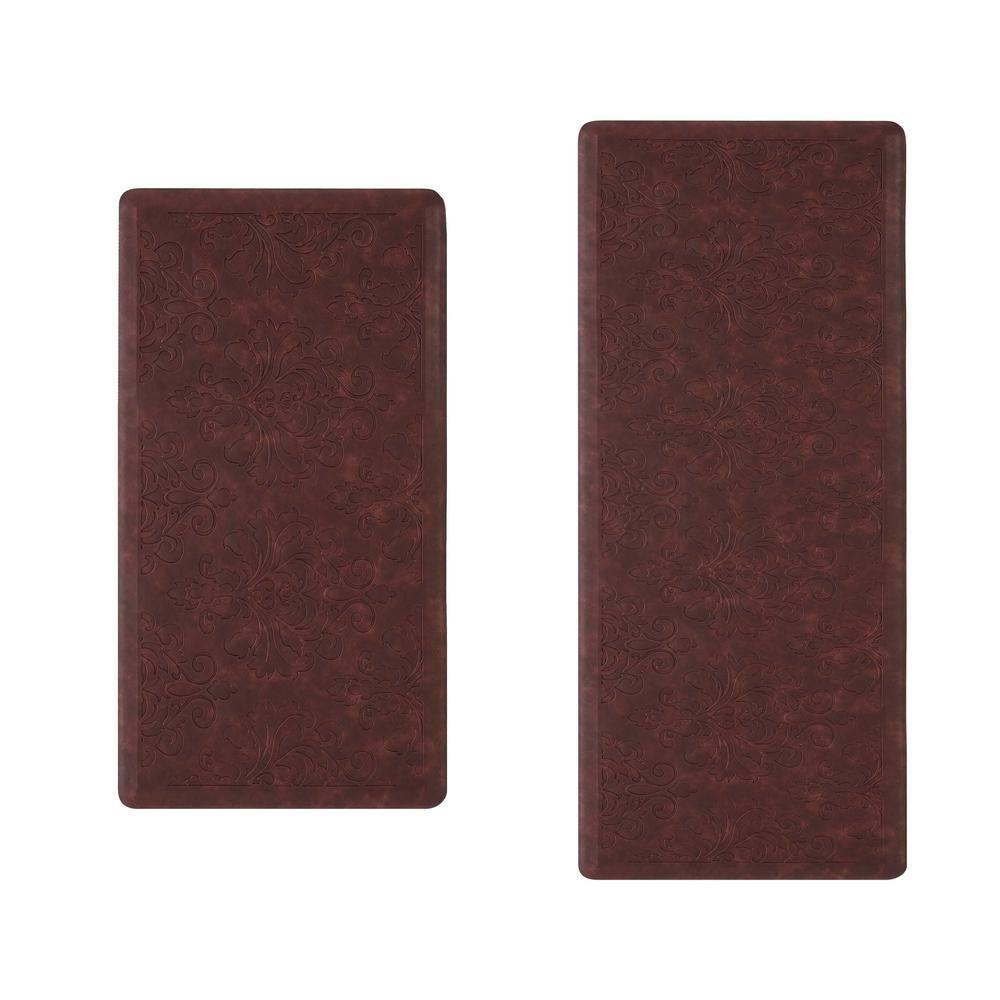 Chef Gear Embossed Soothing Comfort Anti-Fatigue Mat Set