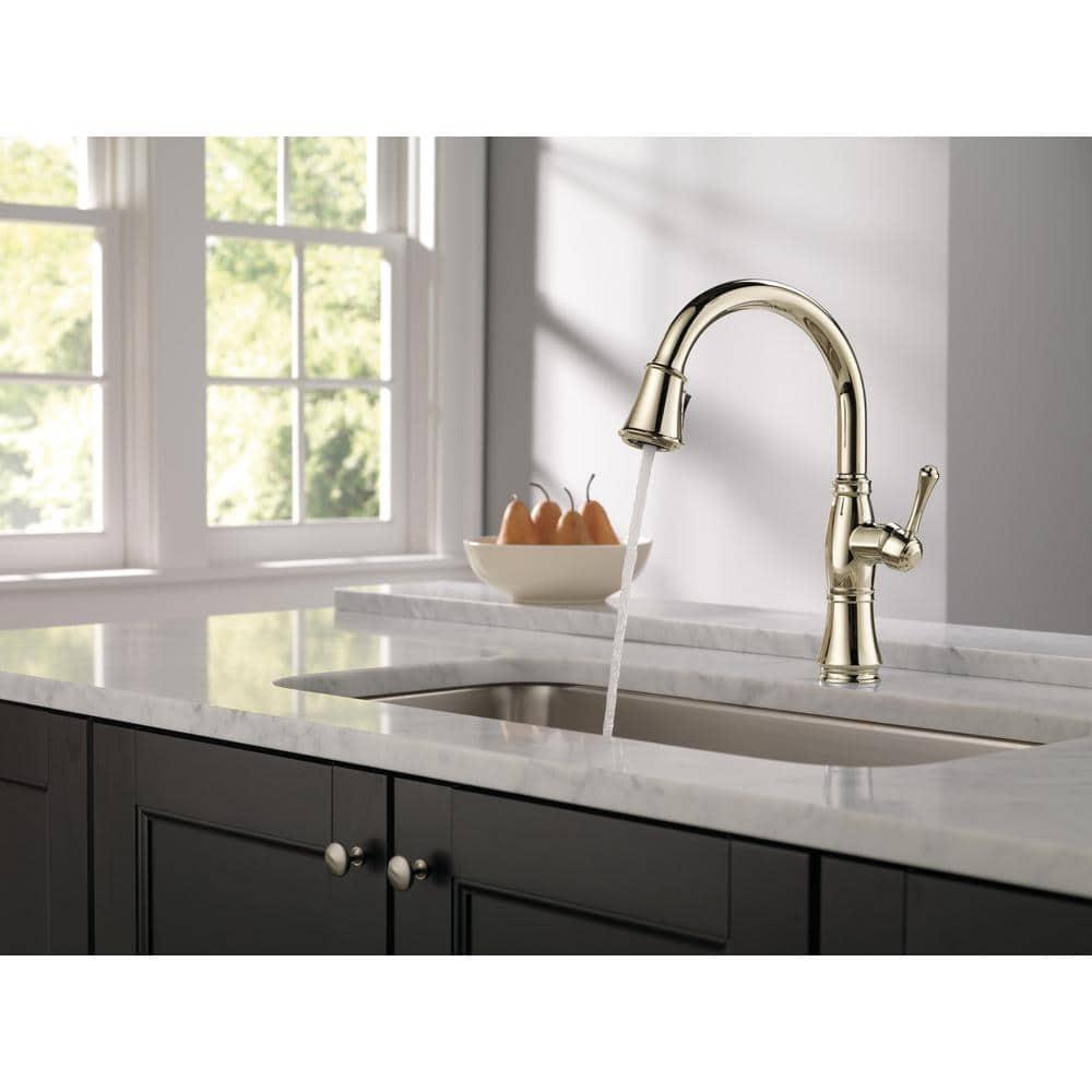 Cassidy Pull Down Sprayer Kitchen Sink Faucet, Single Handle Kitchen Faucet