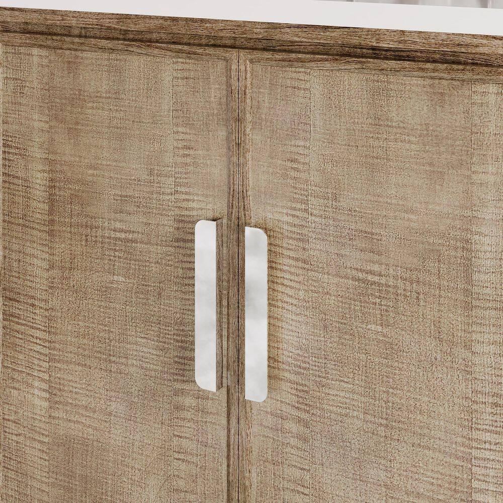 Westin 30" Lustrous Walnut Freestanding Bathroom Vanity with Quartz Top
