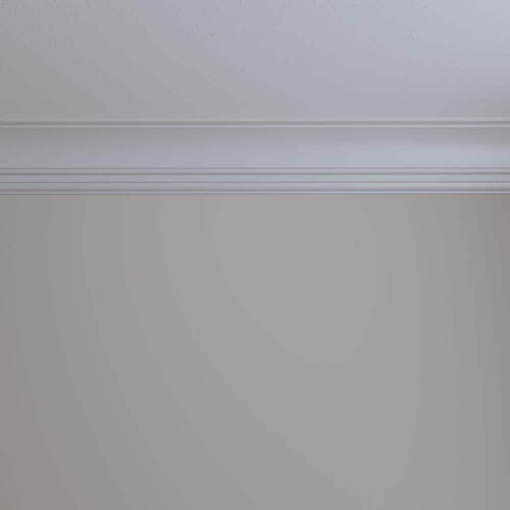 Ekena Millwork SAMPLE - Endurathane Ashford Crown Moulding, 3 1/8"H x 3 1/8"P x 5"F x 12"L, Primed