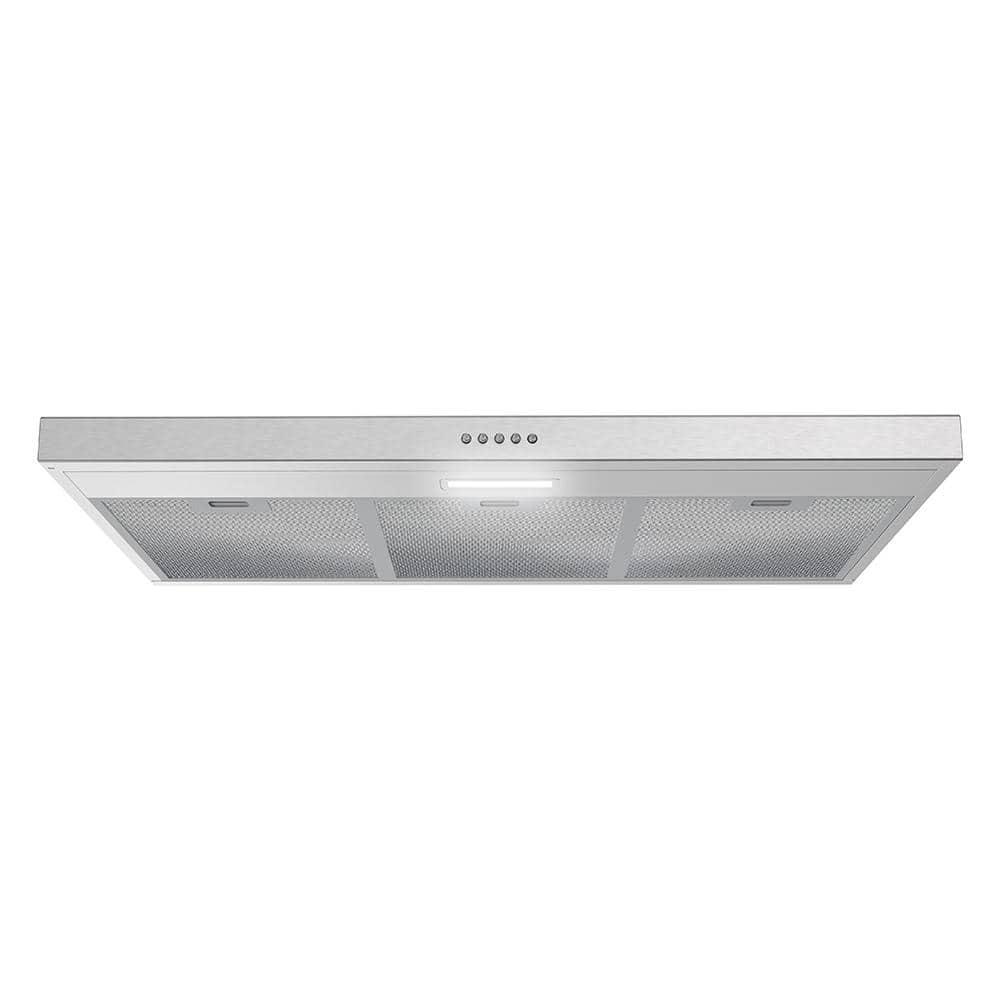 Streamline Lagundo 36" 80 Cubic Feet Per Minute Ducted Under Cabinet Range Hood with Mesh Filter and Light Included