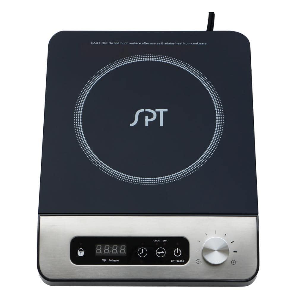 1650W Induction with Stainless Steel Panel & Control Knob + Pot Combo