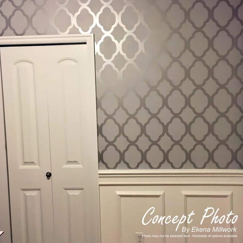 Ekena Millwork Endurathane Hillsborough Window & Door Casing, 2 5/8"H x 5/8"P x 94 1/2"L, Factory Primed