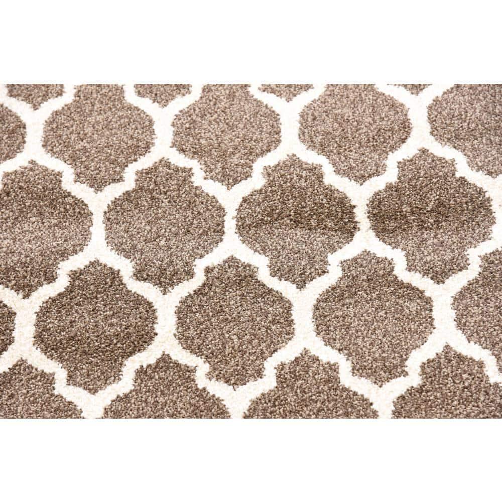 Unique Loom 2' 0 x 6' 1 Trellis Philadelphia Brown Area Rug