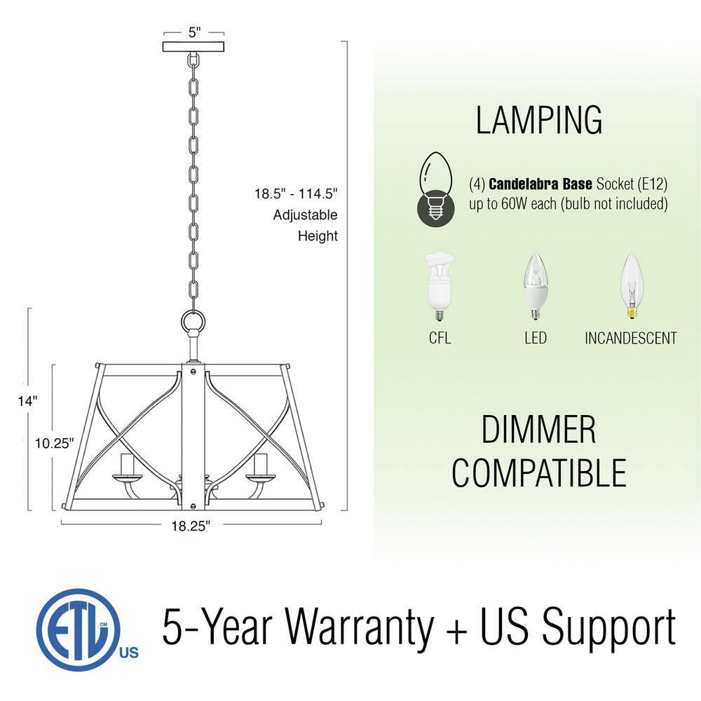 Kira Home Napa 18" Farmhouse Round Pendant Chandelier, Open Cage Design, Smoked Birch Wood, Perfect for Dining Rooms
