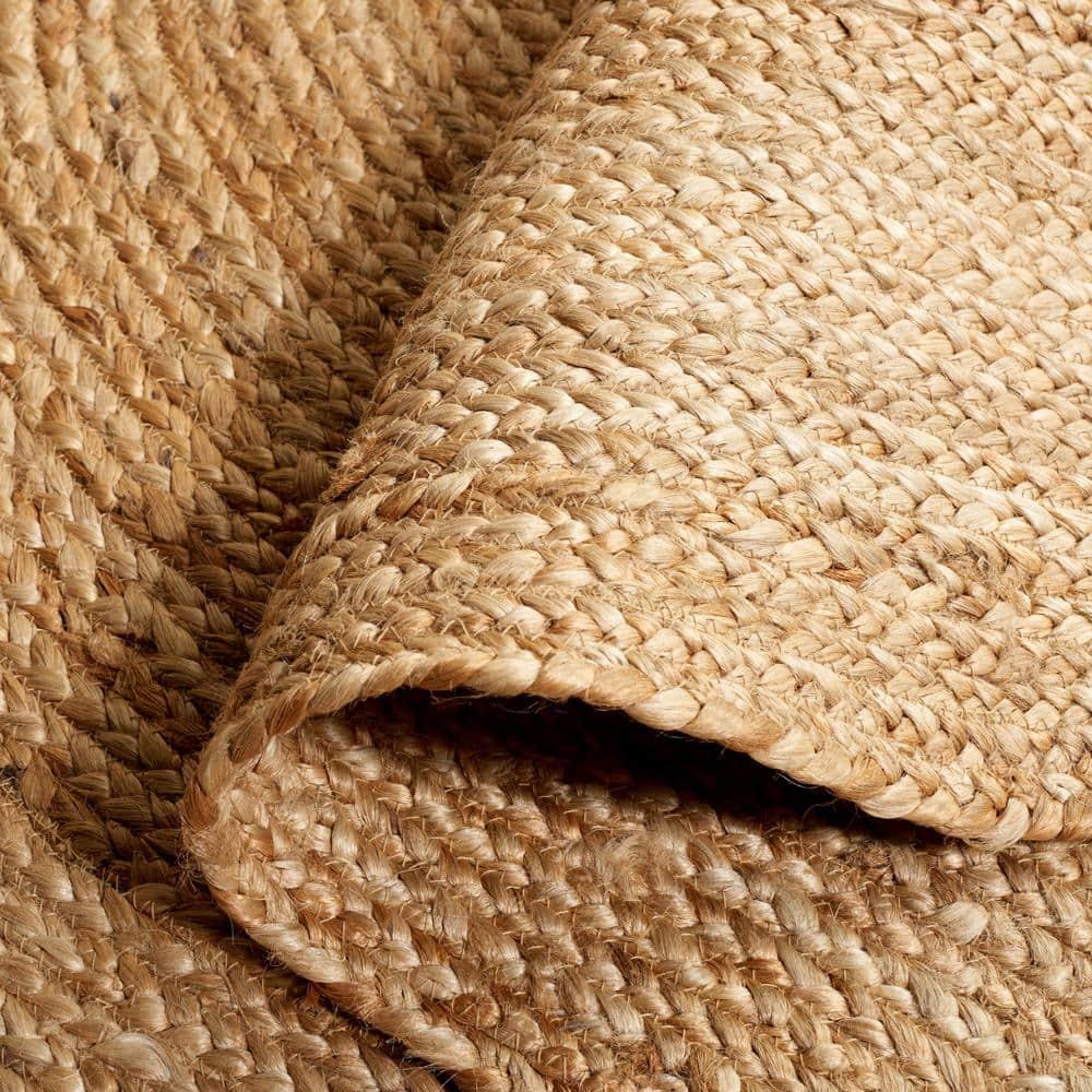 Natural Fiber NF801 Hand Woven Indoor Area Rug - Natural/Natural - 6'x9' Oval - Safavieh