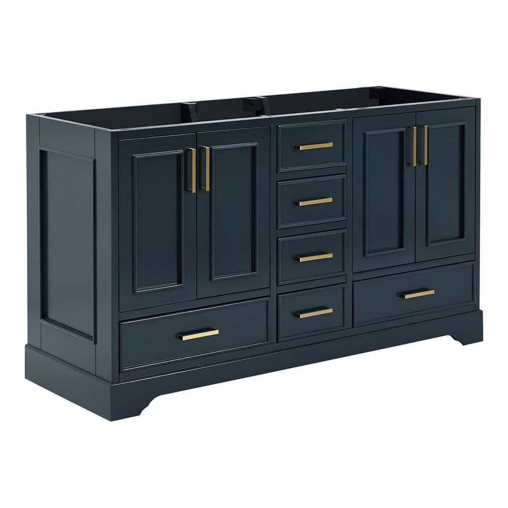 Ariel M060d-Bc Stafford Mueble Tocador Independiente Doble de 61" Solamente - Azul