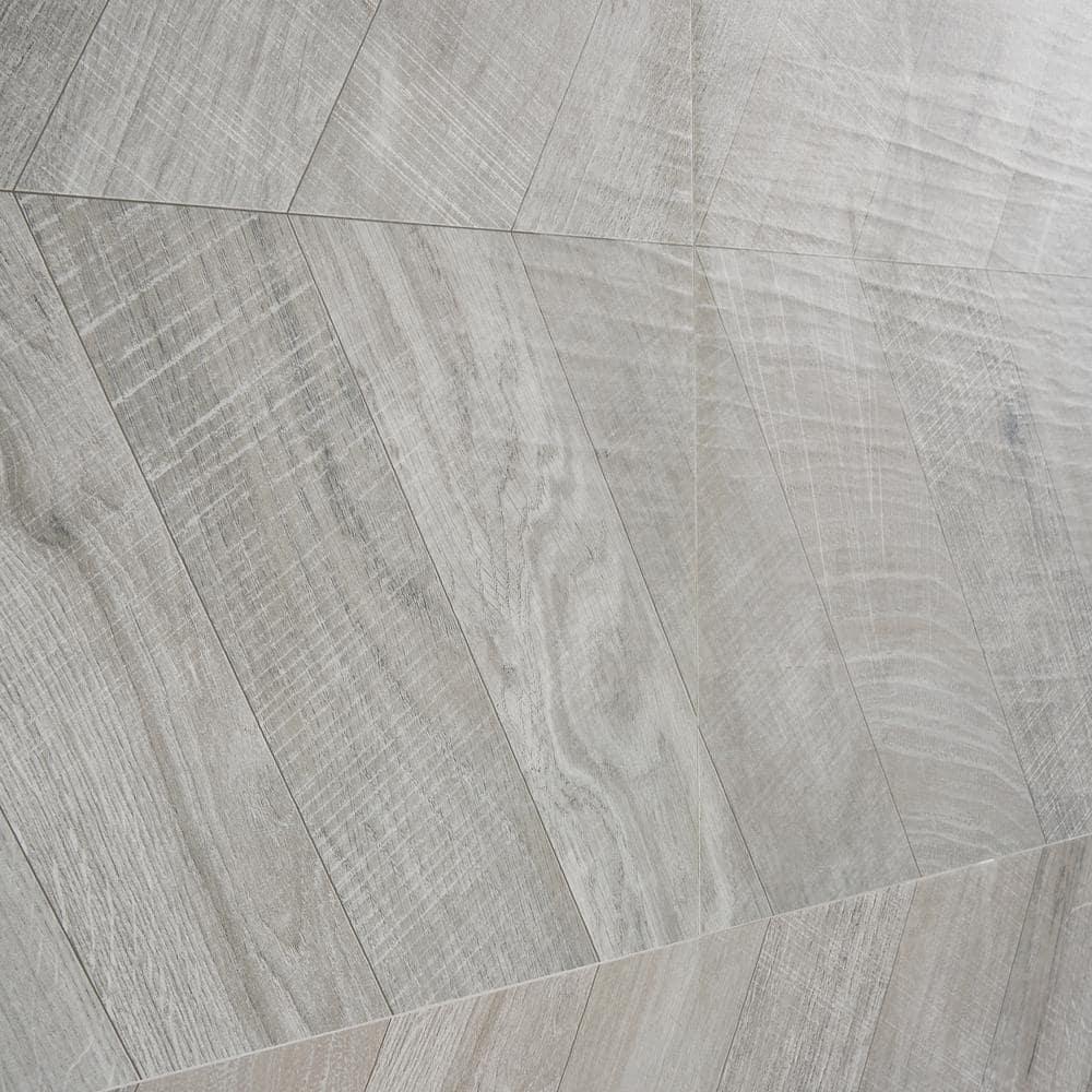 Chevron 24 in. x 48 in. Matte Porcelain Floor and Wall Tile (15.49 Sq. Ft. / Case)