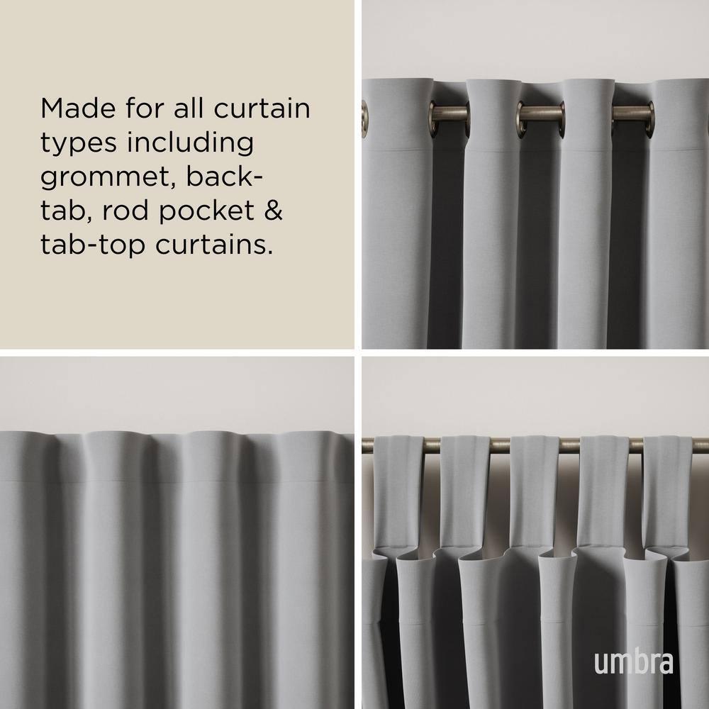 Umbra CAPPA Adjustable Single Steel Curtian Rod