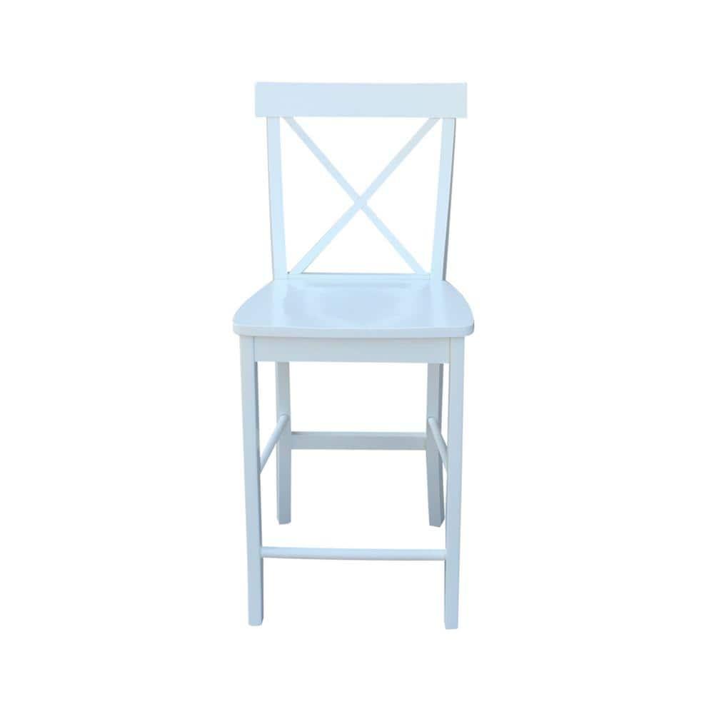 International Concepts X-Back Counter Height Stool - 24" Seat Height