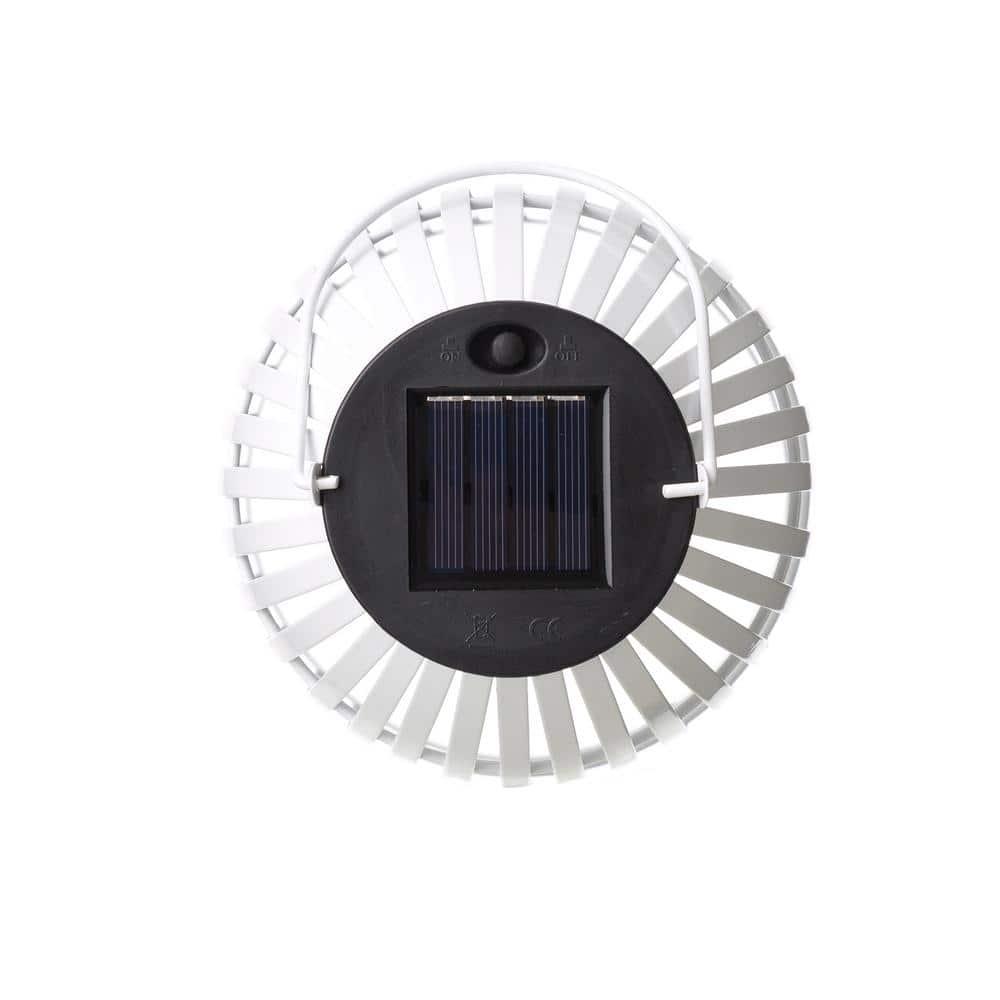 Glitzhome 9.75'' Integrated LED Outdoor Lantern (Set of 2)